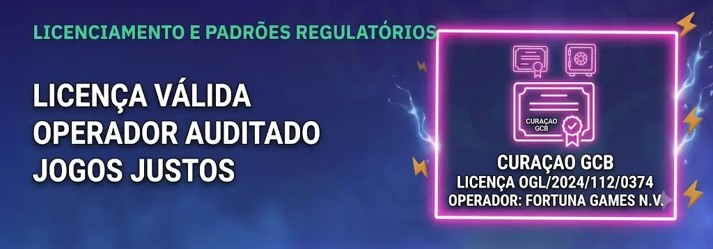 Infográfico da licença de Curaçao GCB da Beonbet confirmando a segurança do casino online.